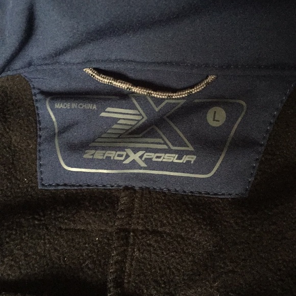 Zeroxposur blue soft shell jacket. NWOT - Picture 6 of 7